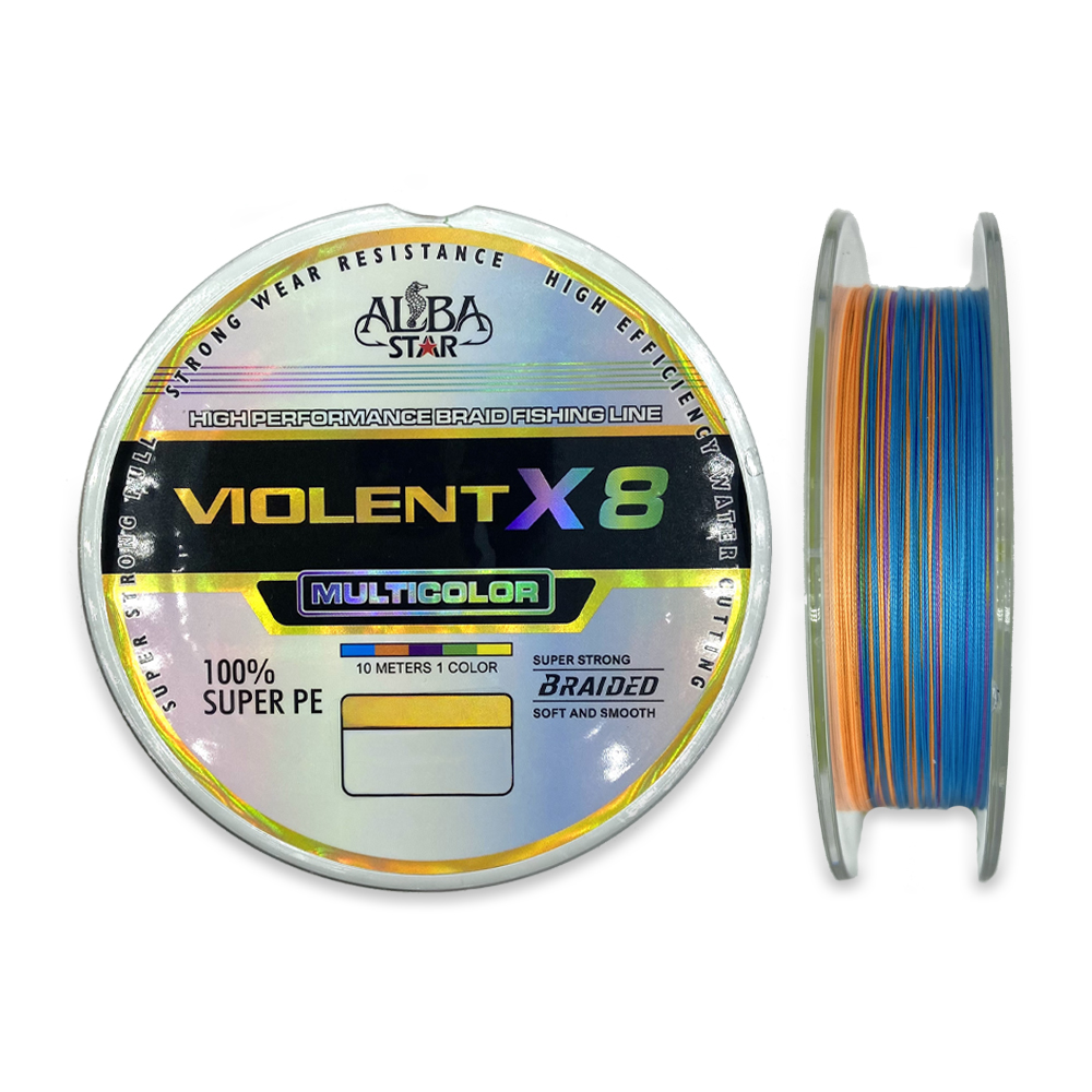 Albastar Violent 8x Pe MultiColor Olta İp Misinası