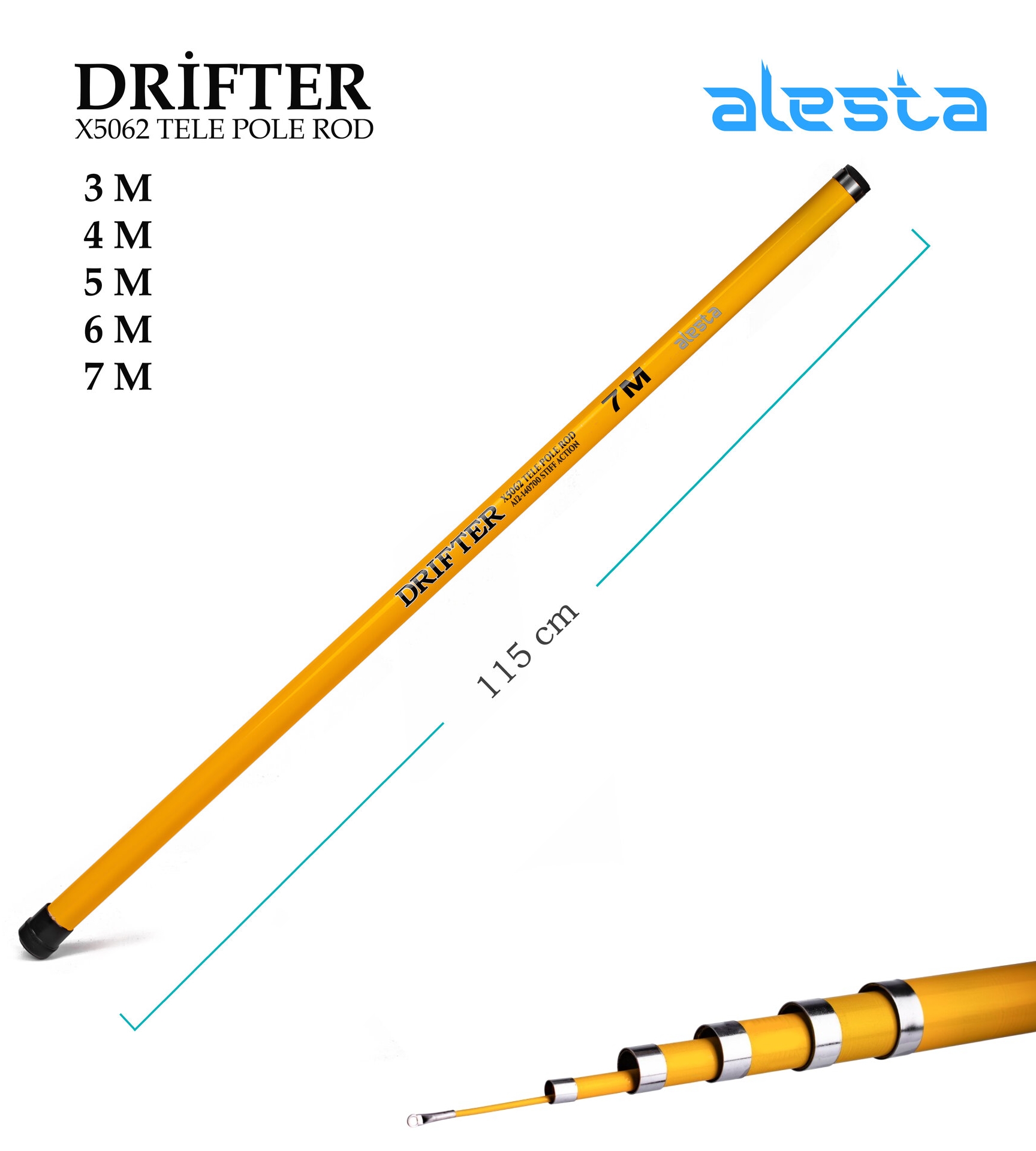 Alesta Drifter X5062 500CM Yüzüklü Göl Kamışı
