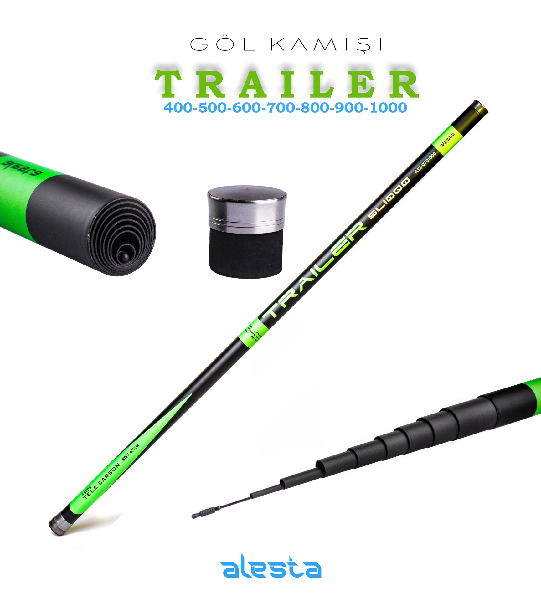 Alesta Trailer X5009 Karbon 900CM Göl Kamışı