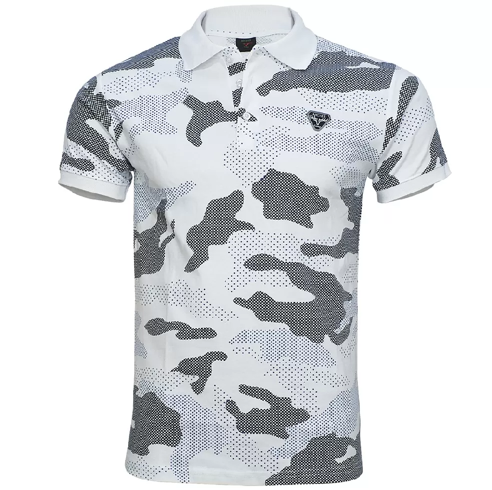 Archer Camp Kamuflaj Yakalı T-Shirt