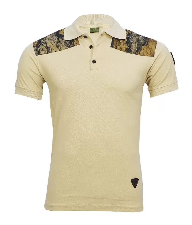 Archer Camp Yakalı Kamuflaj T-Shirt