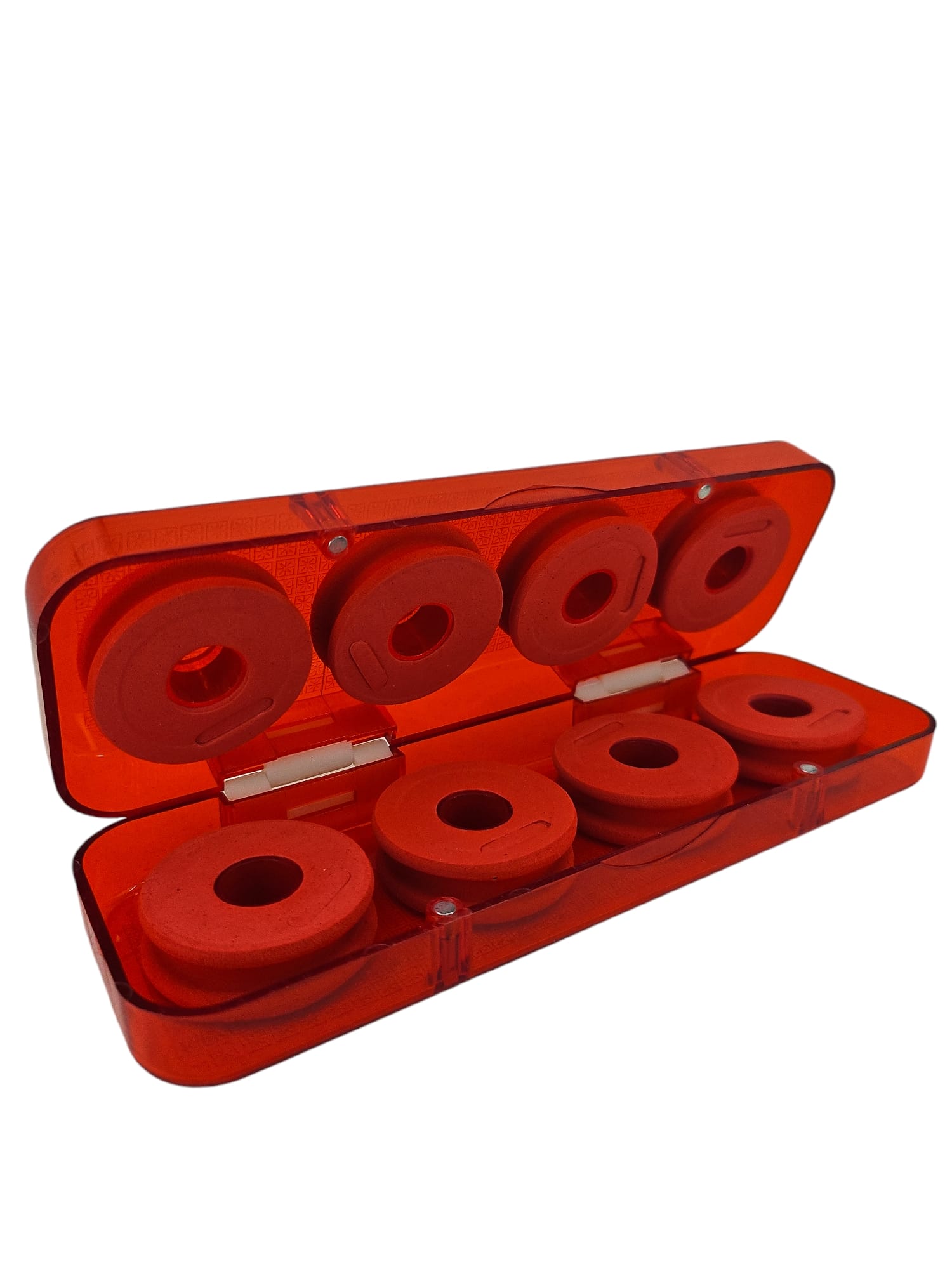 Avsepeti Kırmızı Plastik Mıknatıslı Kutu 8P Eva Kasnak