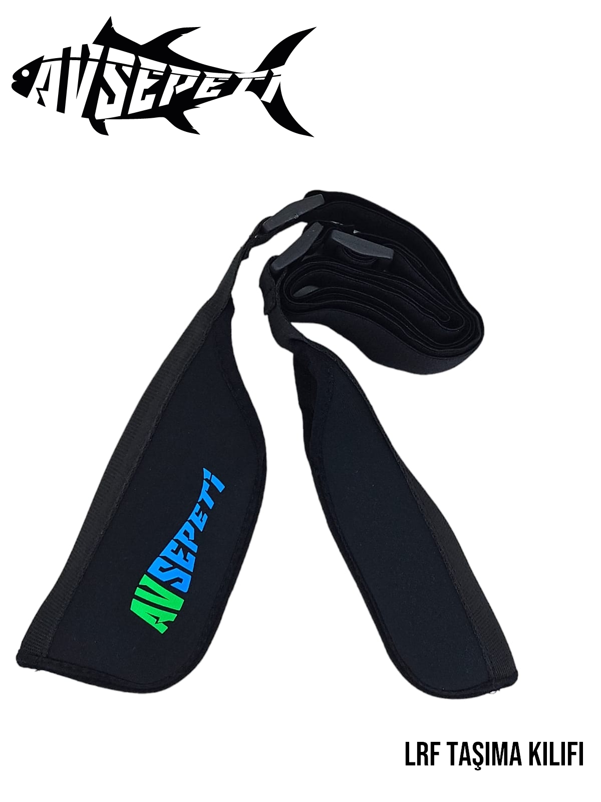 Avsepeti Neopren Ayarlanabilir Lastikli Sırt Taşımalı LRF Kamış Bandı