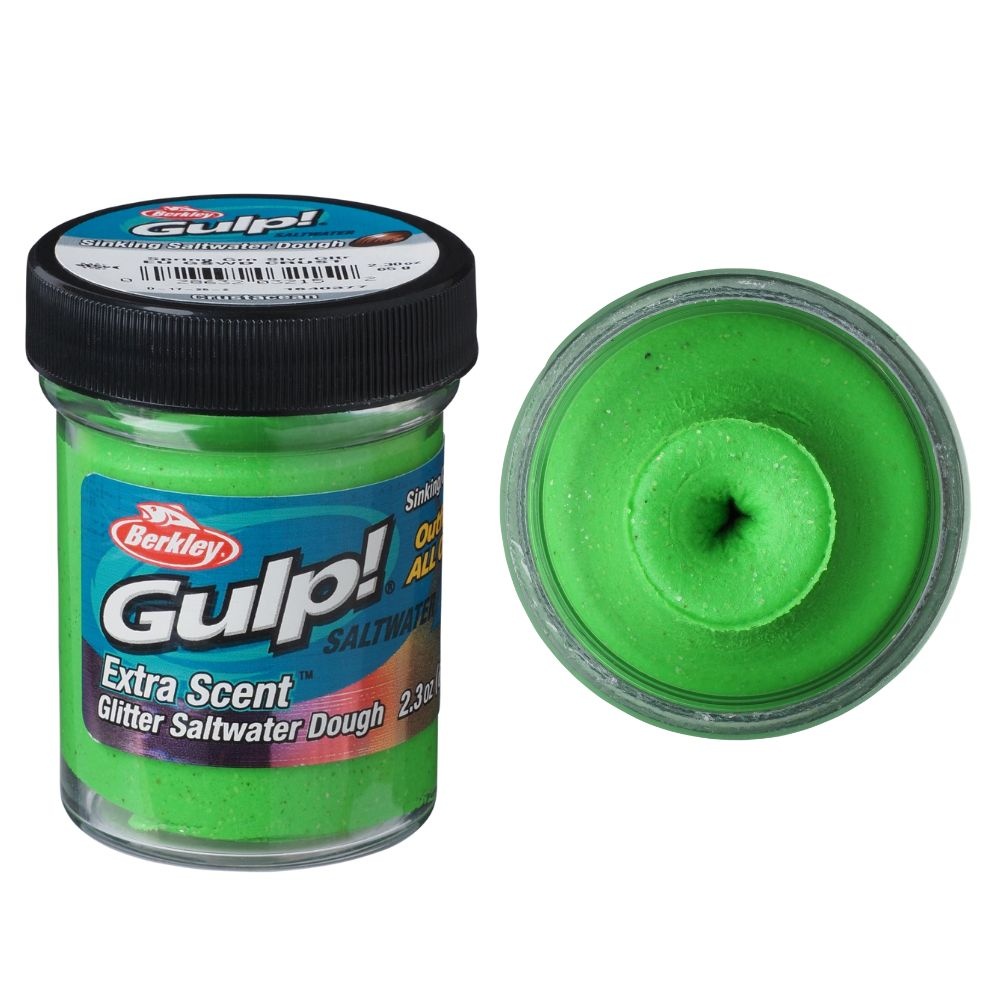 Berkley Gulp Sinking SaltWater Dough Crustacean Green Hamur