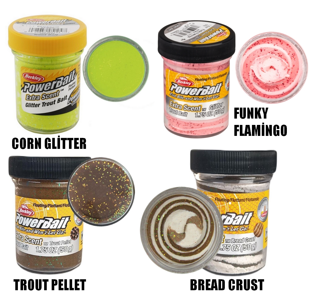 Berkley Powerbait Extra Scent Trout Bait 50g Sahte Hamur Yem
