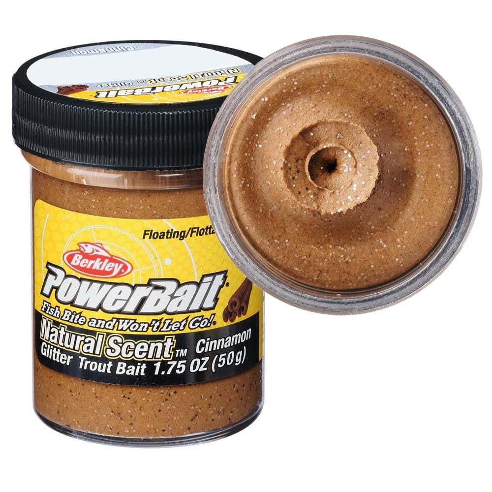 Berkley Powerbait Extra Scent Glitter Somon Alabalık Hamuru-Cınnamon