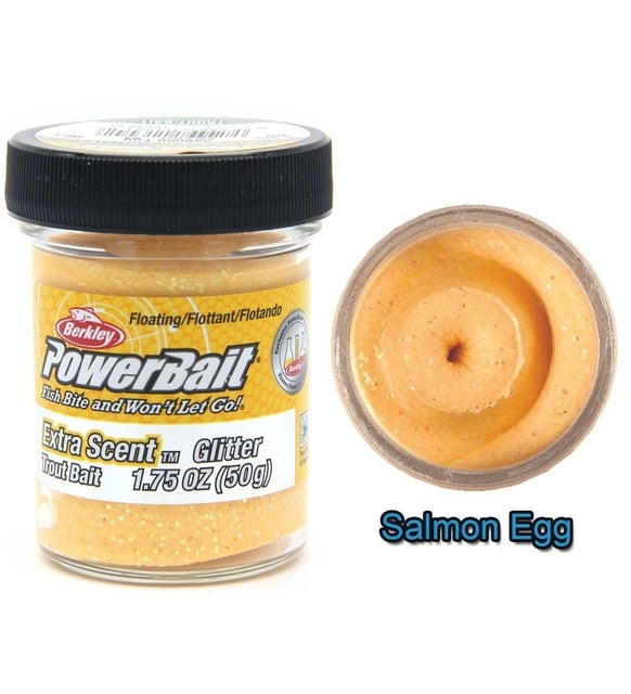 Berkley Powerbait Natural Scent Glitter Salmon Egg Somon Yumurtası Sahte Yem