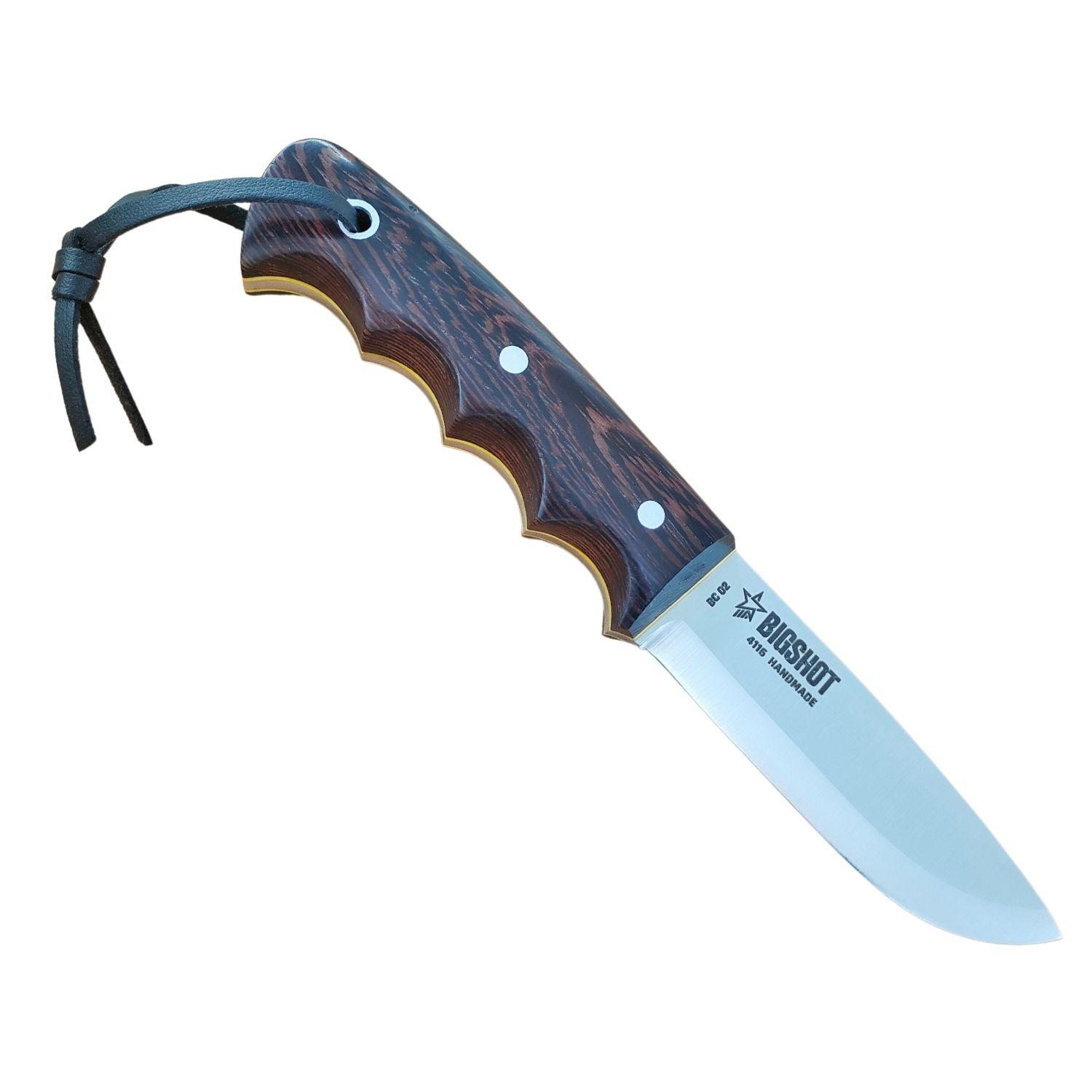 Bigshot BC02 4116 Kamp Bıçağı Finger Grip Bıçak