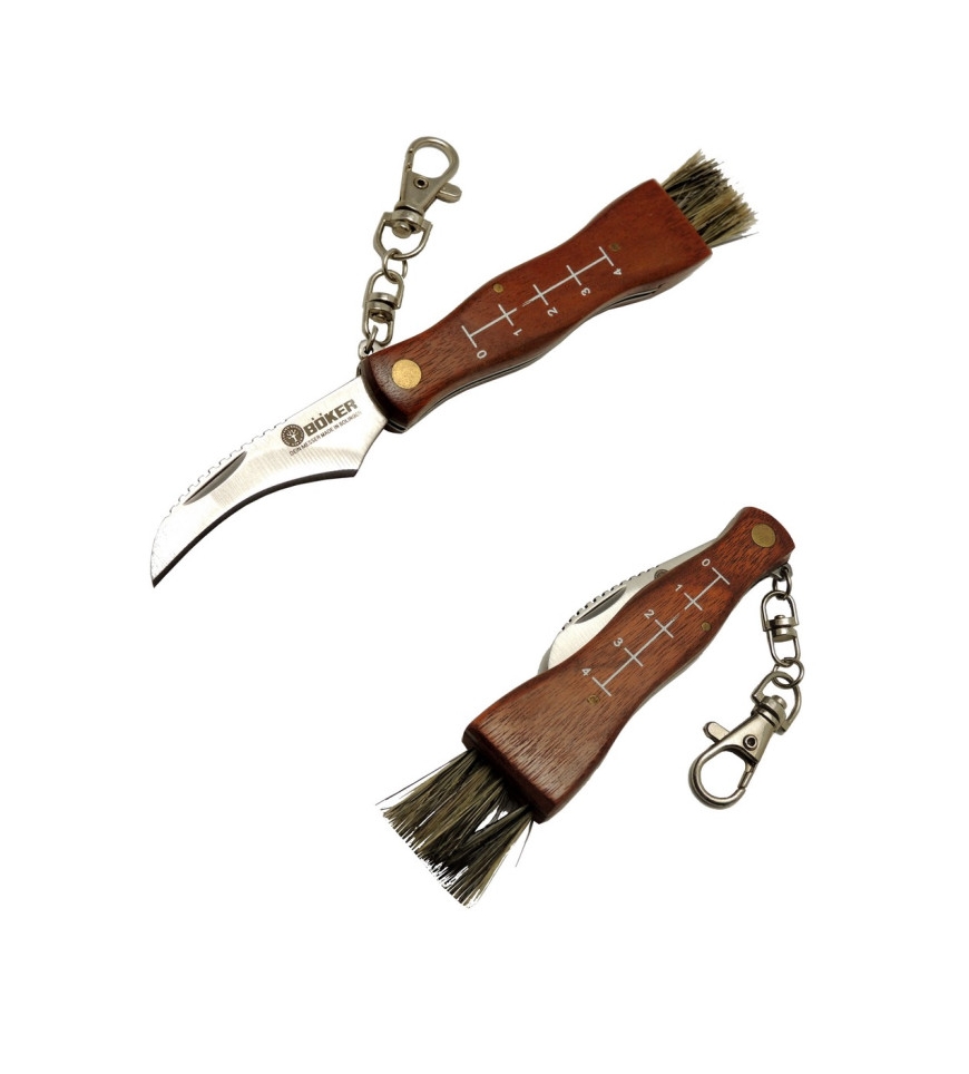 BÖKER MT1-17cm Anahtarlıklı Yaylı Mantar Çakısı