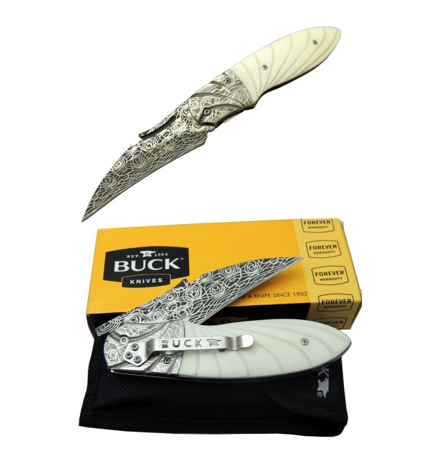 Buck Dms BK-3208 23cm Kılıflı Kemer Klipsli Çakı
