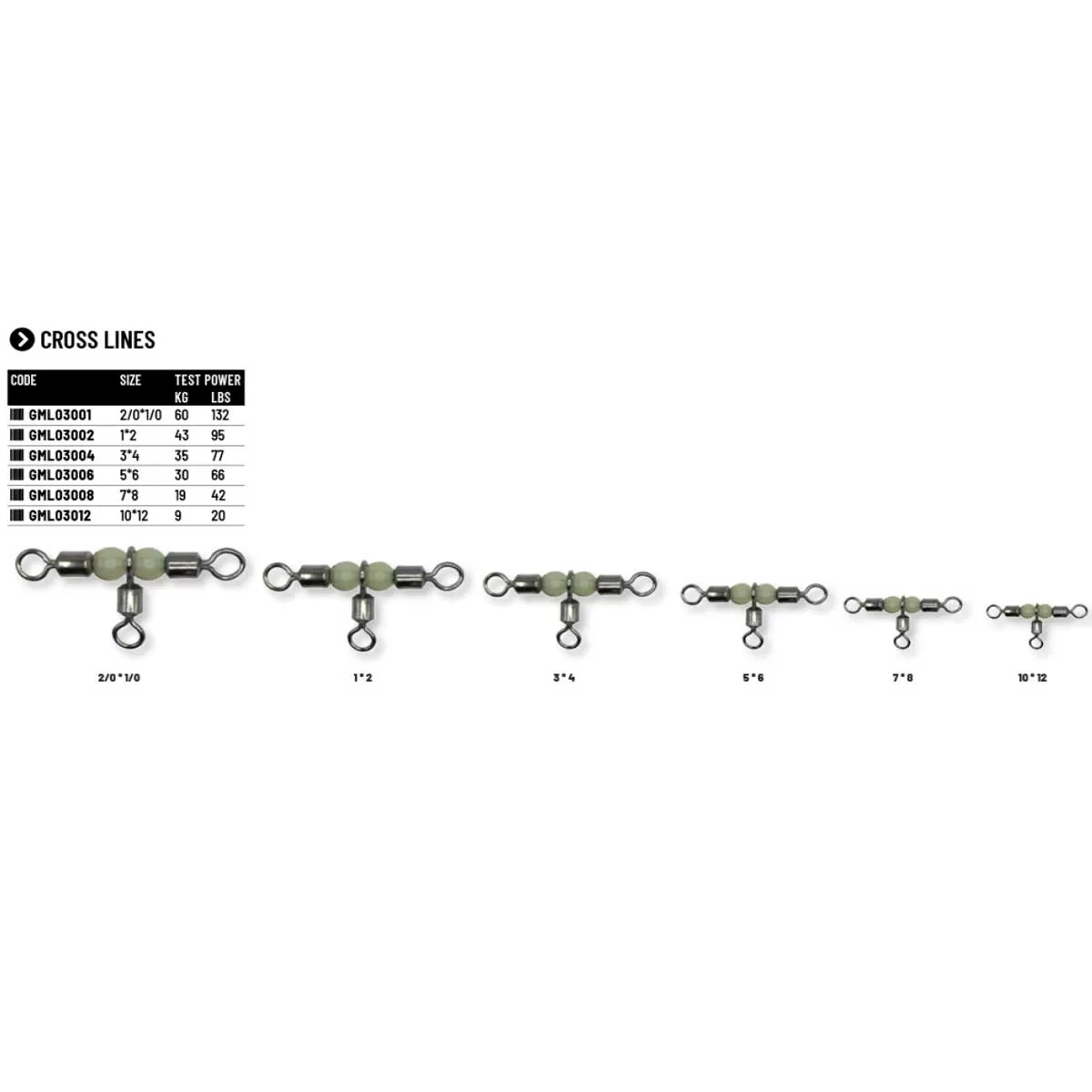 Colmic Crossline Rolling Fluo Beads 6P