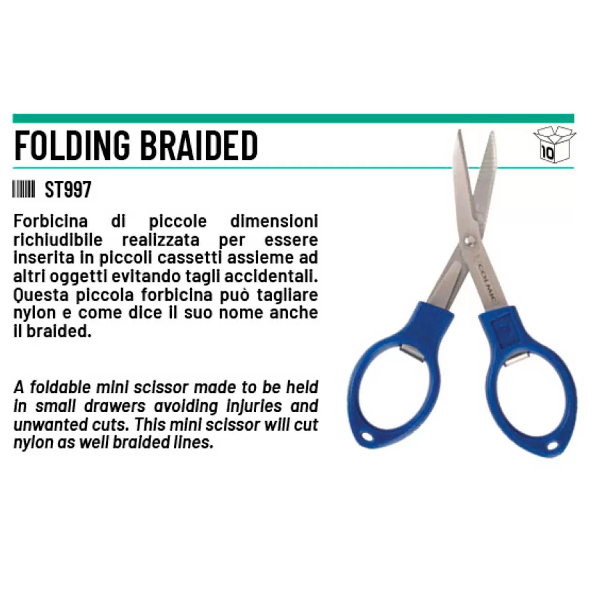 Colmic Folding Braided Balıkçı Makası