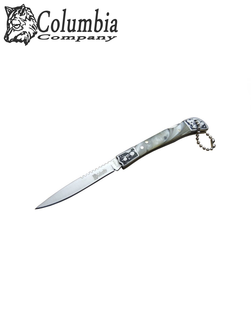 Columbia 807-C 15cm Sedef Emniyet Kilitli Çakı