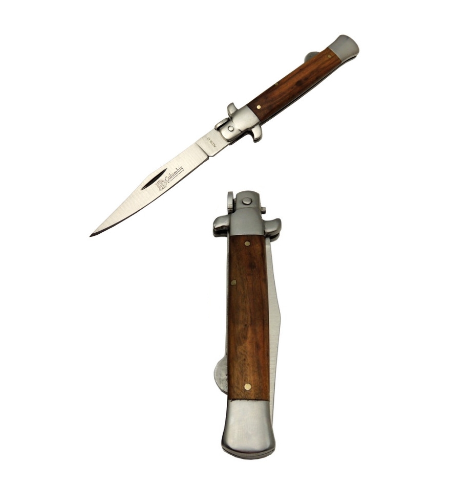 Columbia A-032-D İtalyan 19.5cm Gül Ahşap Kabze Çakı
