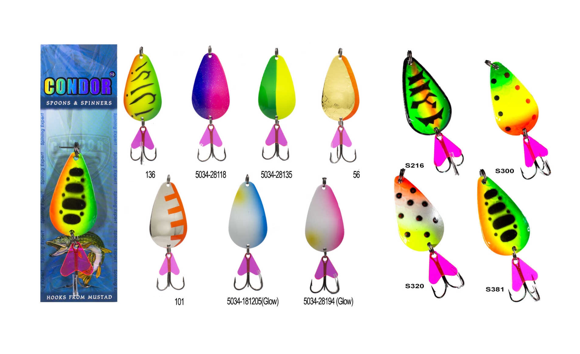 Condor 5034 Spoons & Spinners 28gr Olta Kaşığı