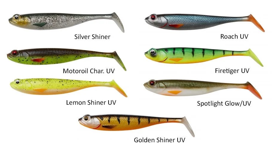 Dam Effzet Shadster Slim 11.5cm 12.7gr 1 Adet Golden Shiner UV Silikon Yem