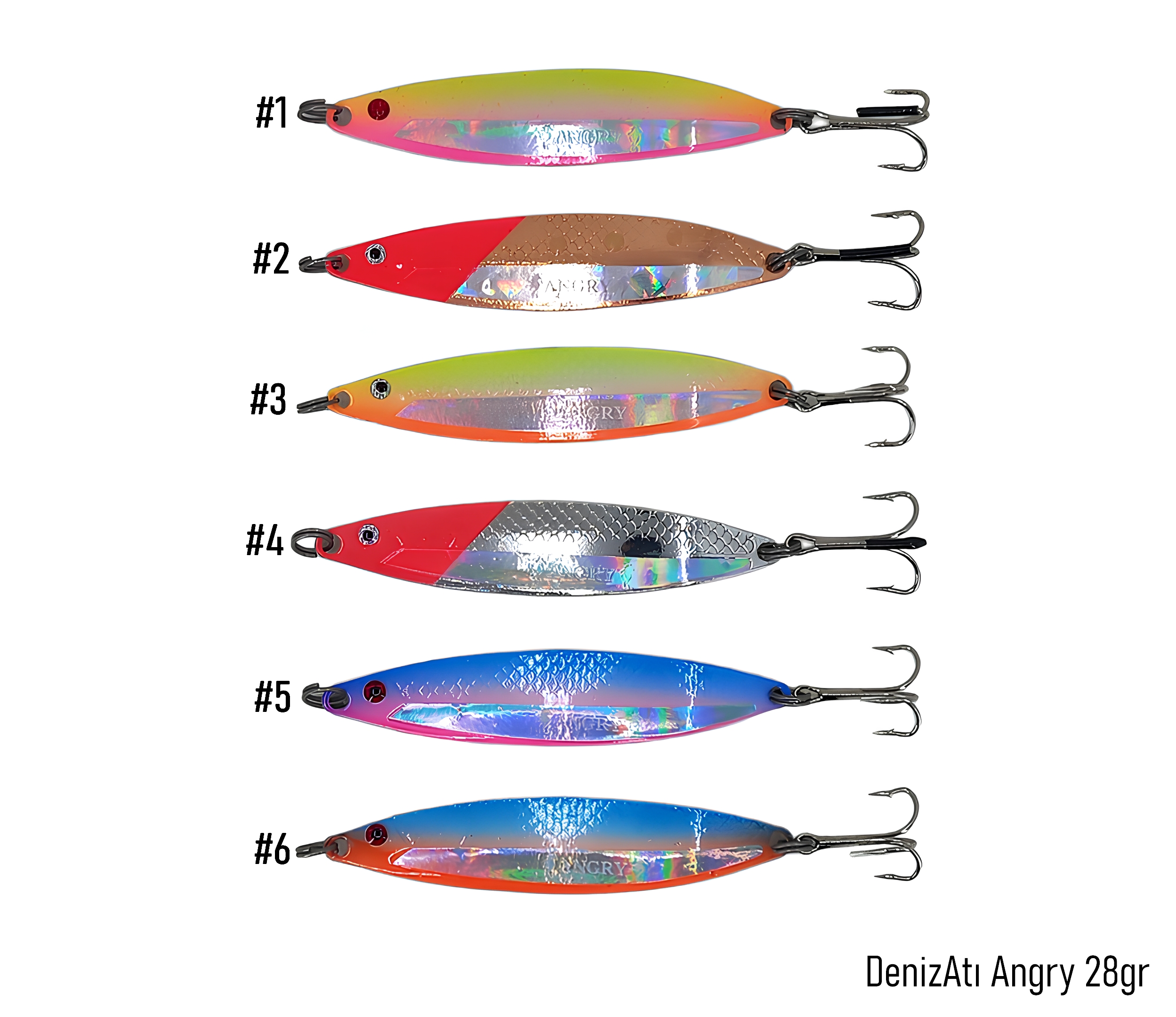 Deniz Atı Angry 28gr Olta Kaşık