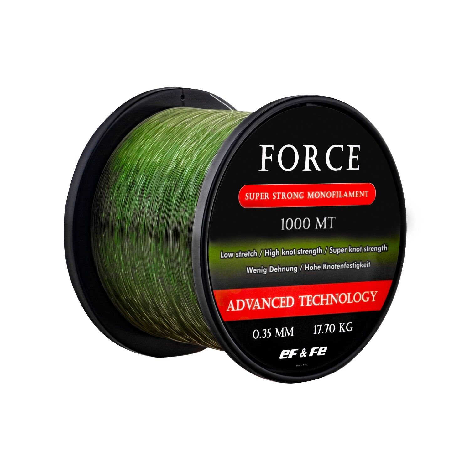 EFFE Force 1000m Monofilament Bobin Yeşil Olta Misinası