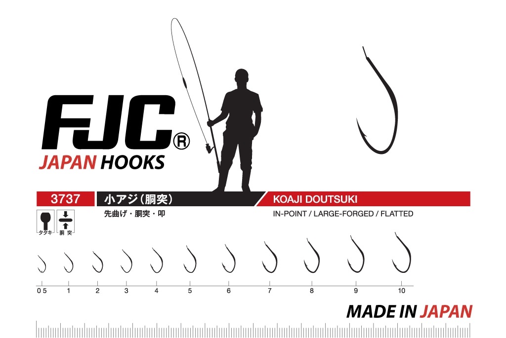 FJC Japan Hooks KOAJI DOUTSUKI-BN 3737 Olta İğnesi