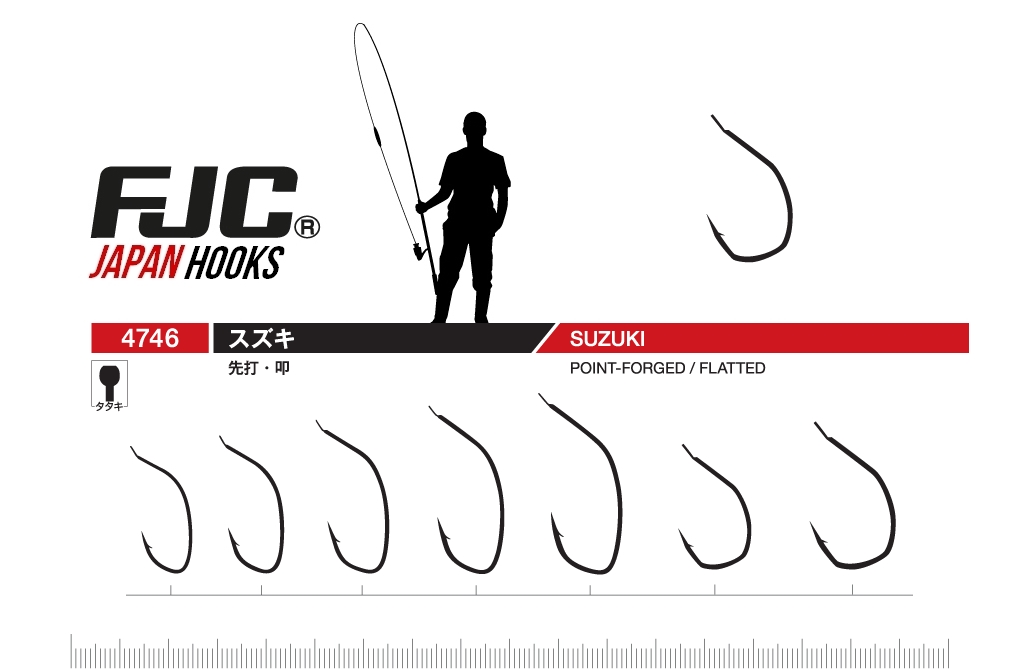 FJC Japan Hooks Suzuki 4746 Olta İğnesi