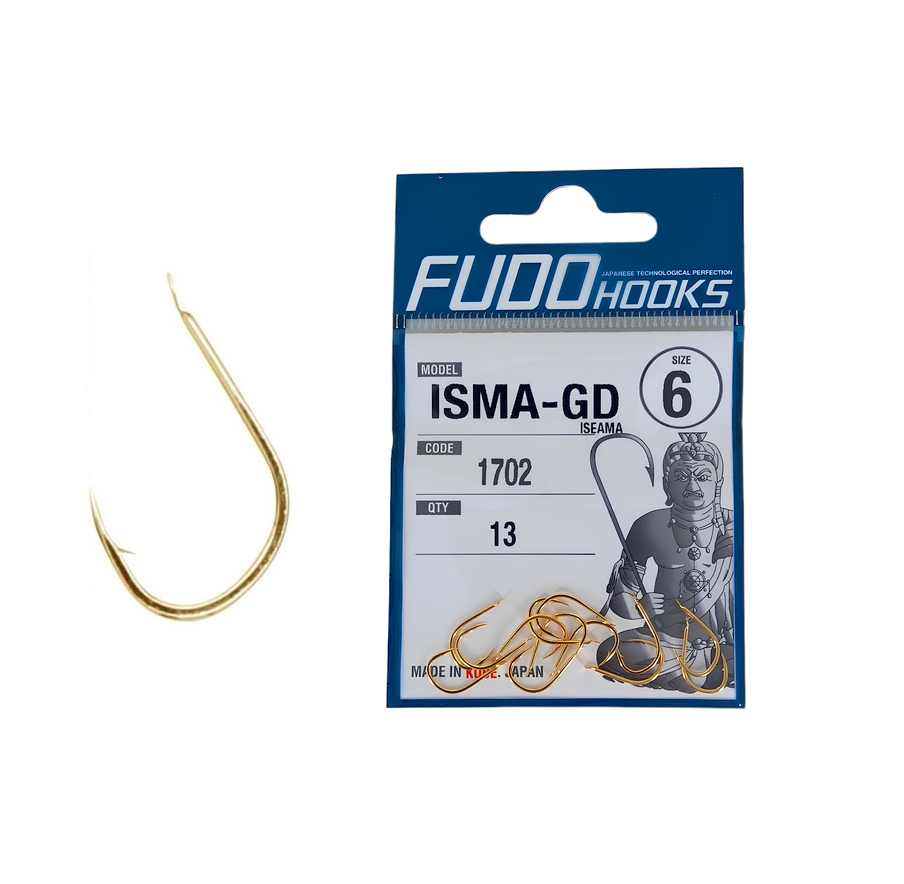 Fudo Hooks ISMA-GD 1702 ISEAMA Altın Tekli İğne