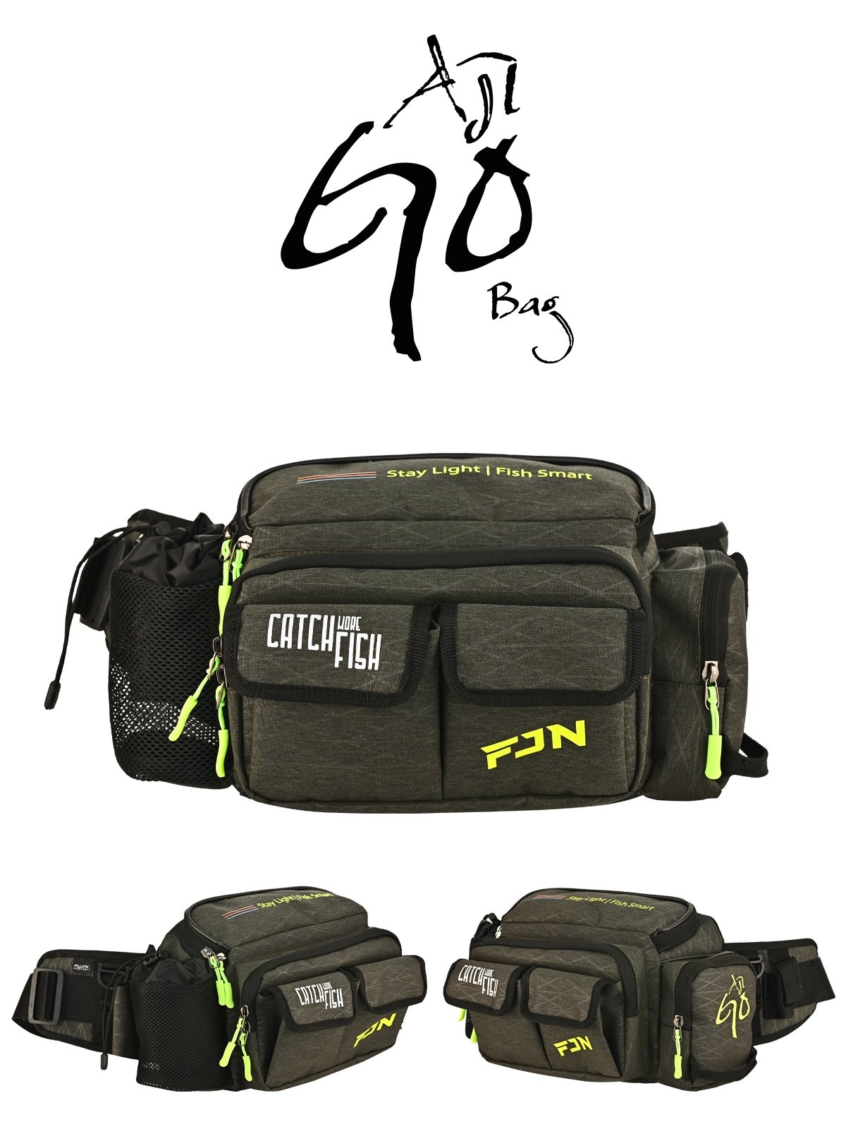 Fujin Aji Go Khaki Balıkçı Çantası