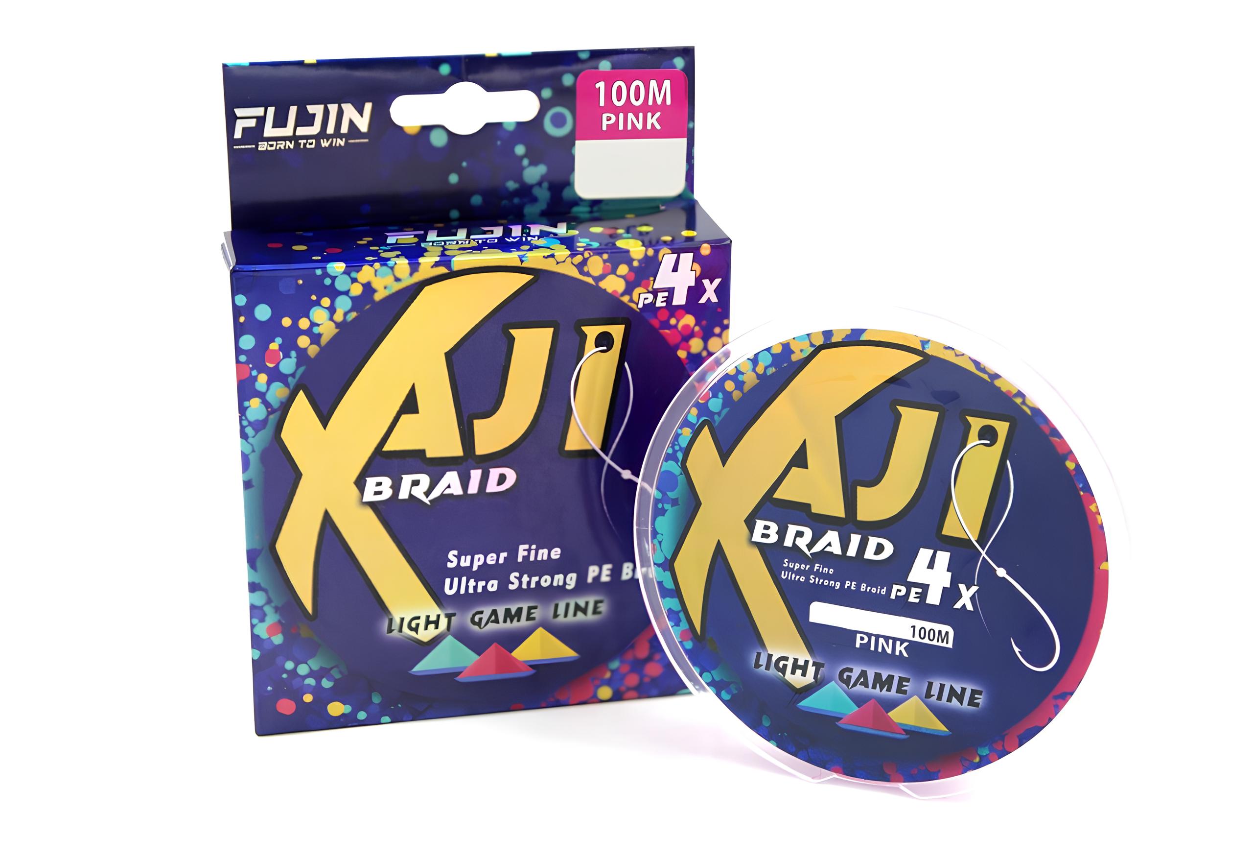 Fujin Aji Light Game Braid 4X 100m Pink İp Misina