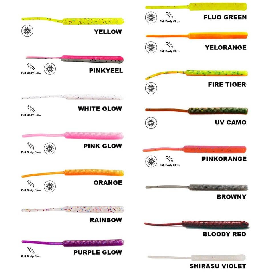 Fujin Baby Worm 5.2 cm Floating 18 Adet LRF  Yem Silikonu