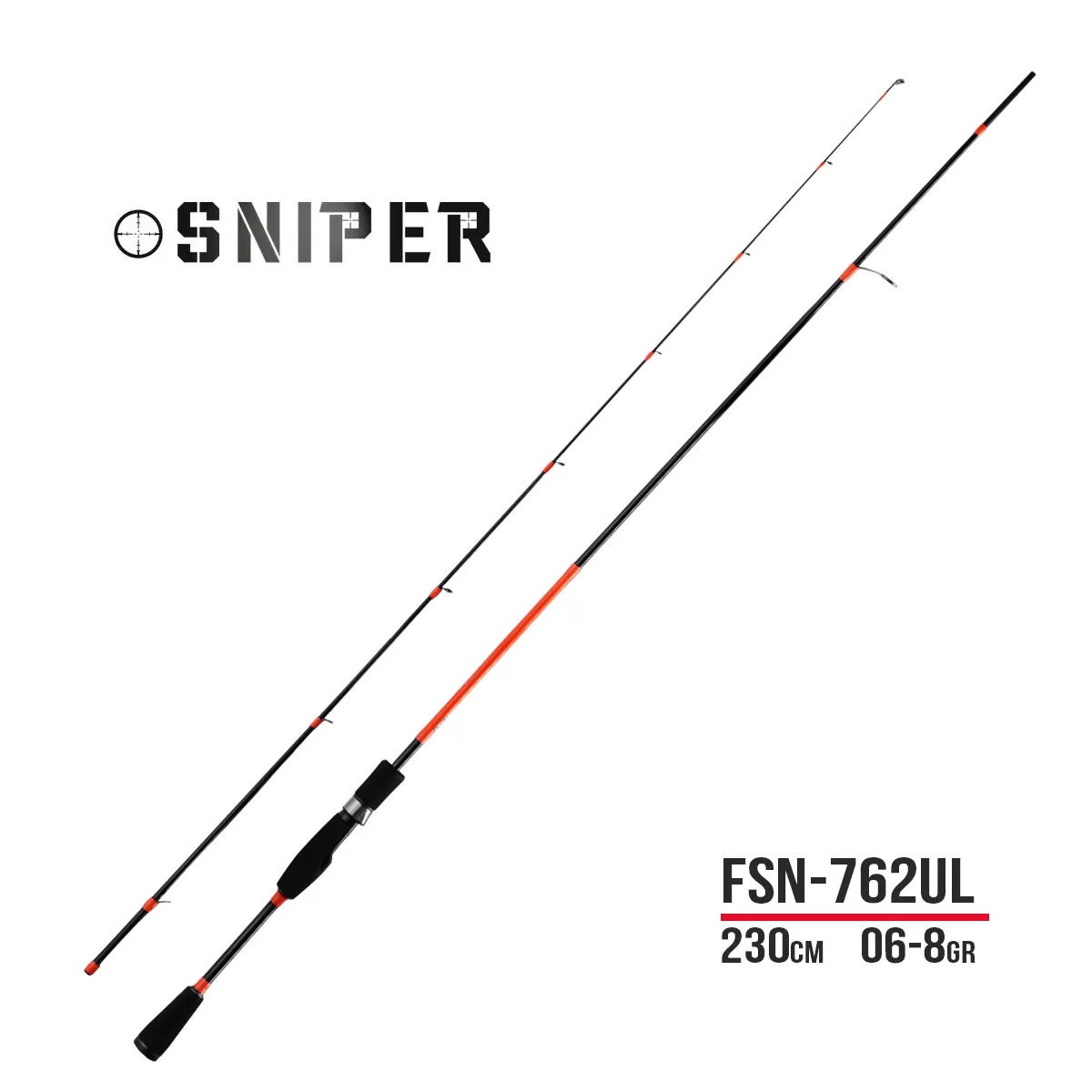 Fujin Sniper FSN-762UL 230cm 06-8gr Ultra Light LRF Kamışı