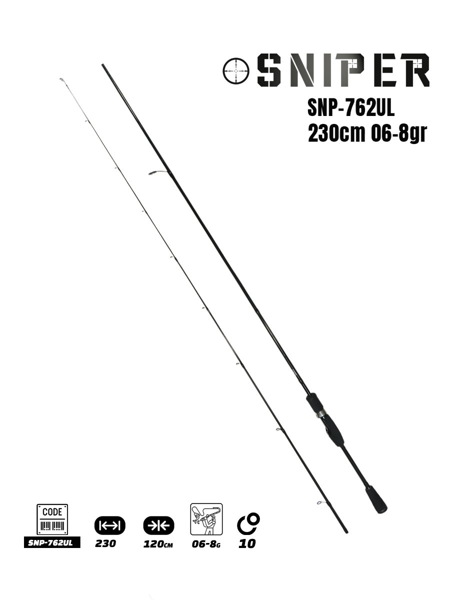 Fujin Sniper Yeni FSN-762UL 230cm 06-8gr Ultra Light LRF Olta Kamışı