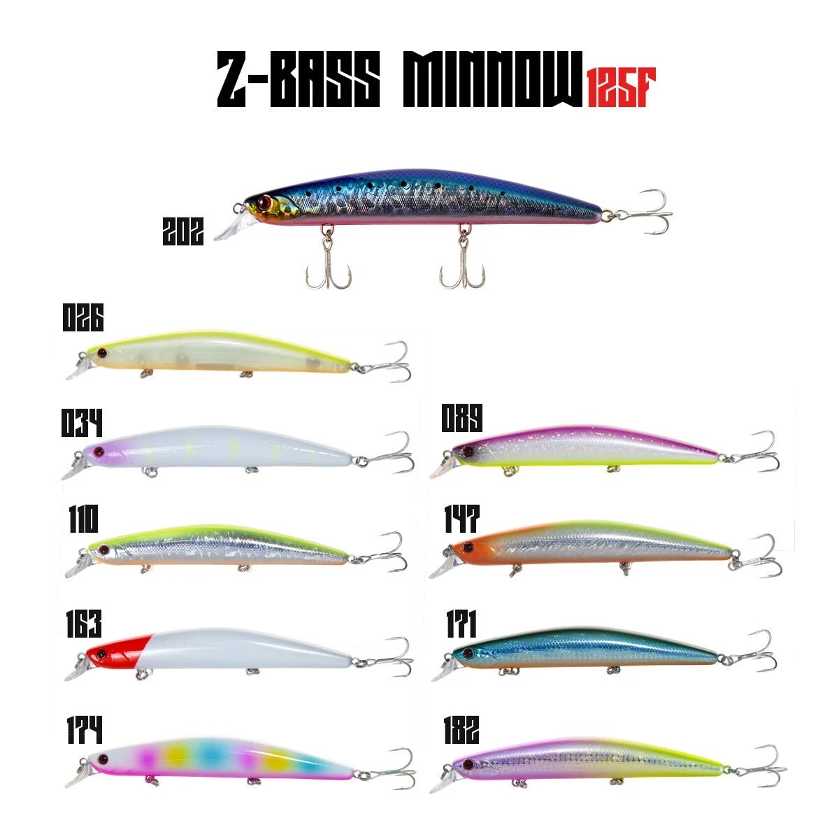 Fujin Z-Bass Minnow 125F 21gr Maket Yem