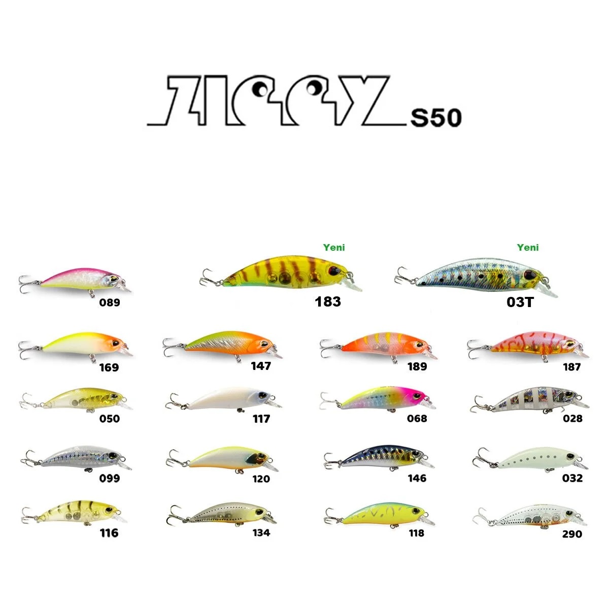 Fujin Ziggy S50 50mm 3.6gr LRF Maket Yem