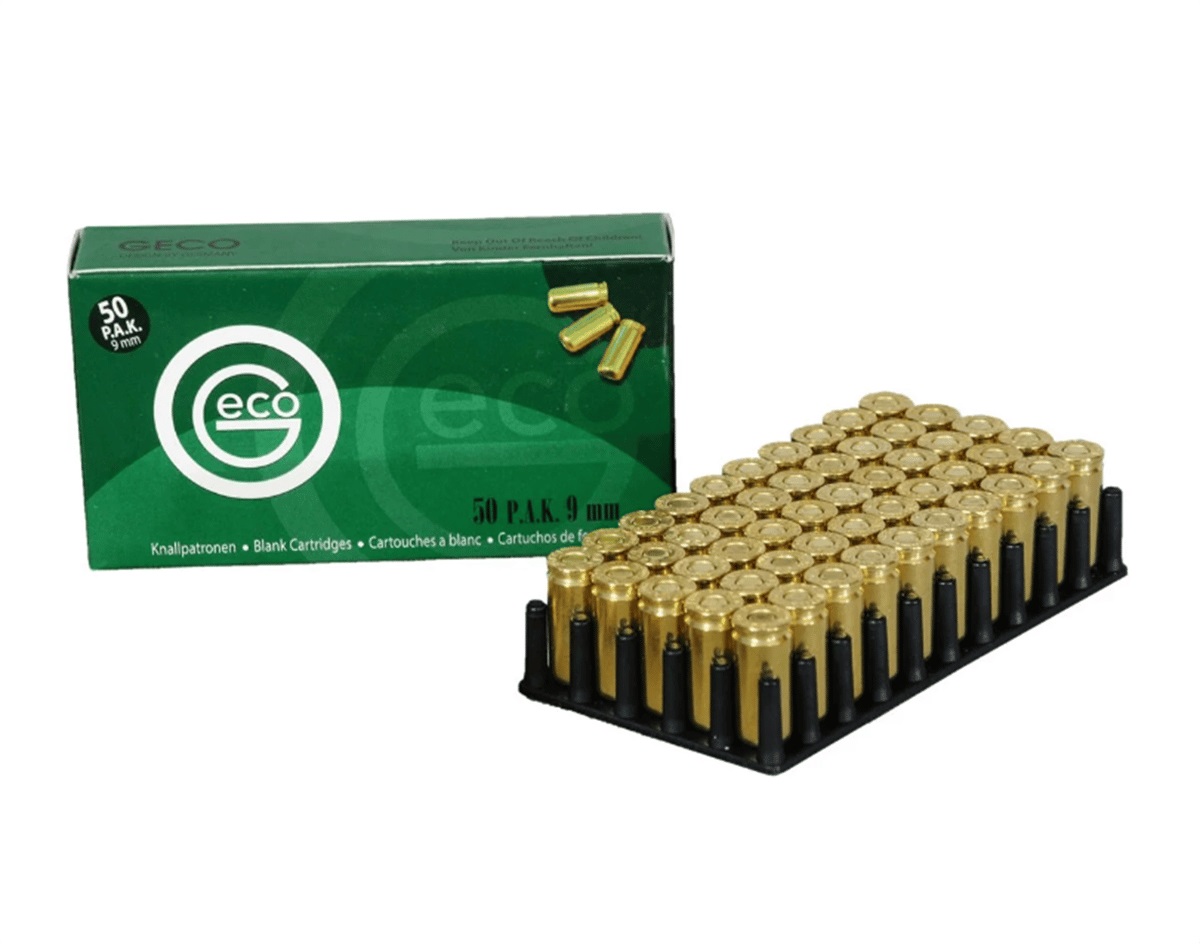 Geco 9mm Sarı 500bar Kurusıkı Ses Tabancası Mermisi