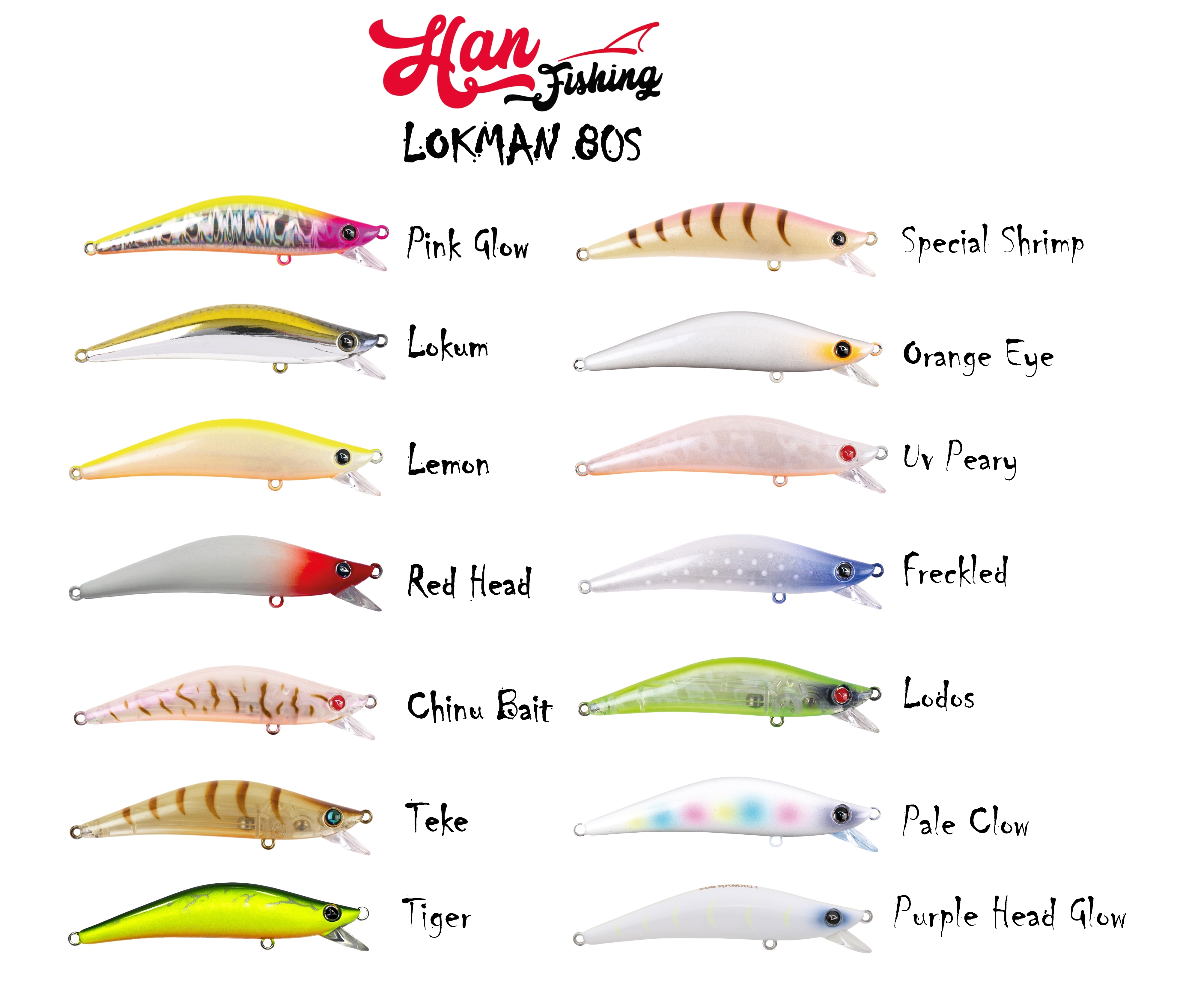 HanFishing Lokman80s Suspending 80mm 8.5gr Maket Yem