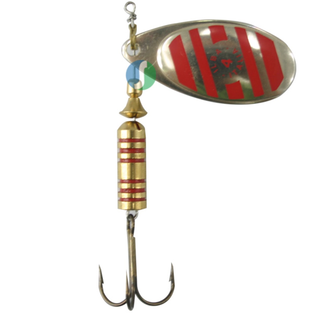 İlba 21113 Tondo Zebra Gümüş/Kırmızı No:3 7gr Döner Kaşık