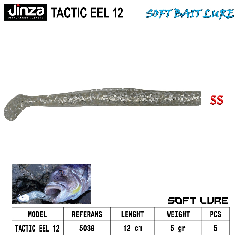 Jinza Tactic Eel 12cm 5gr Zargana Silikon