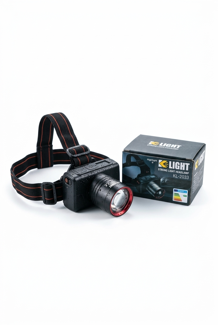 K Light KL-2033 Şarjlı Kafa Lambası