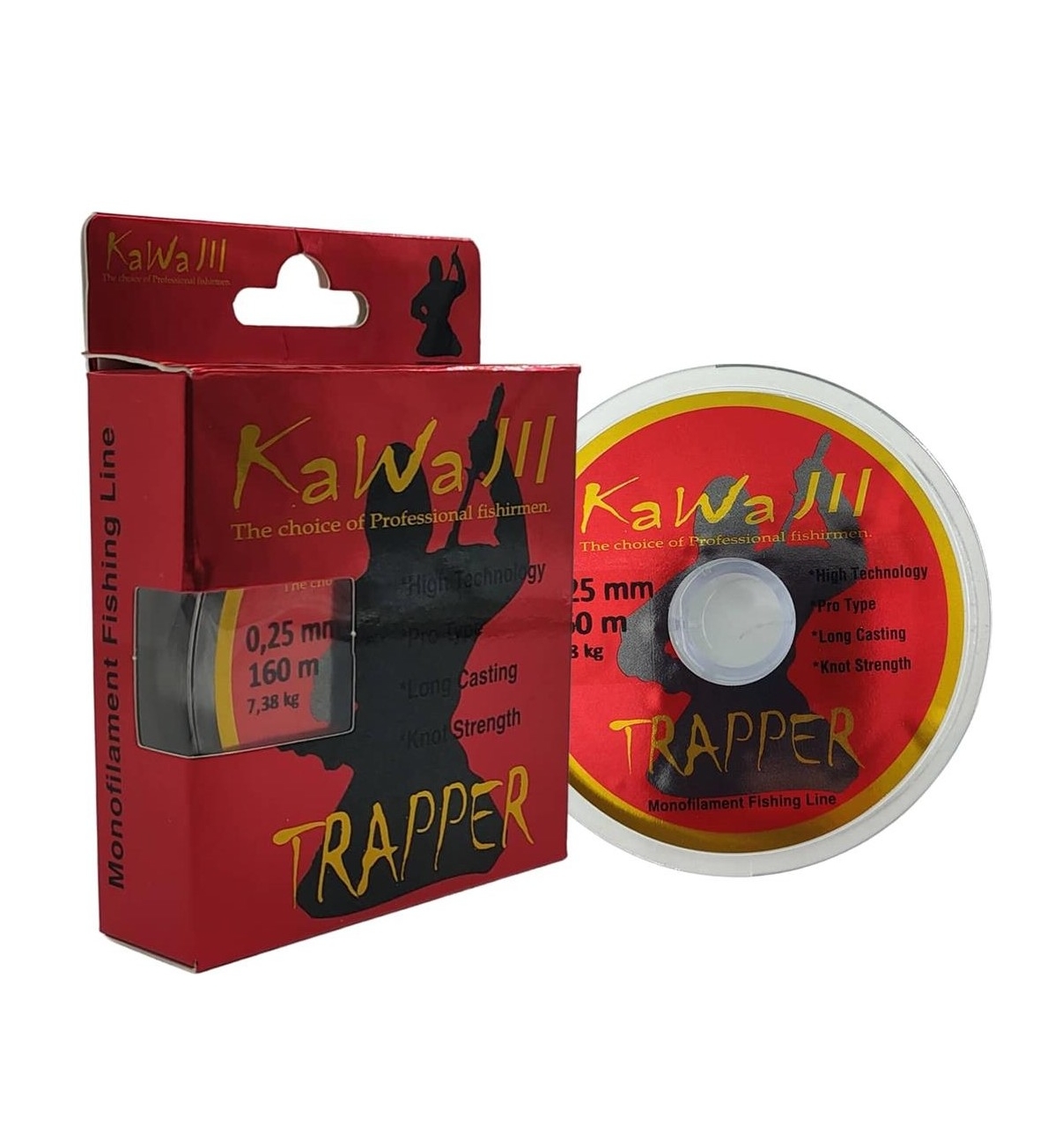 Kawa Jıl Trapper 160M Şeffaf Monofilament Misina
