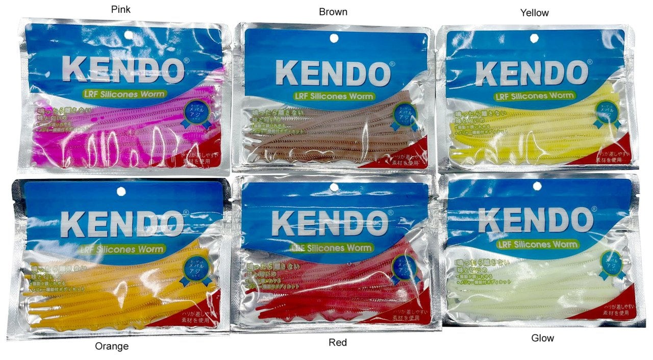 Kendo 10 cm Lrf Silicones Worm 10lu Paket