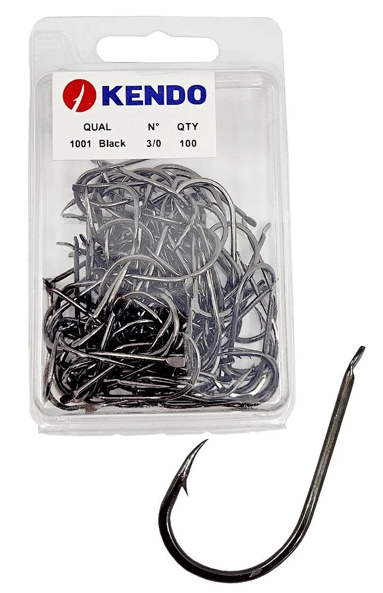 Kendo 1001 Black Nickle 100 Adet Tekli Olta İğnesi