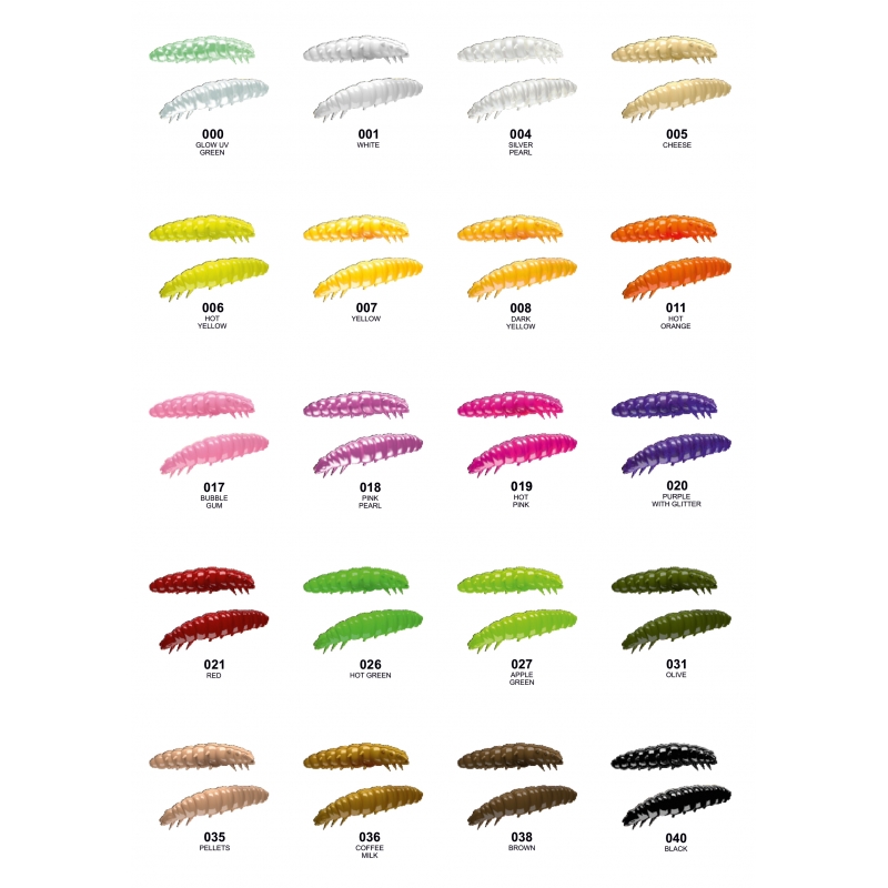 Libra Lures Larva Cheese Peynirli 45mm Suni Sahte Silikon Yem