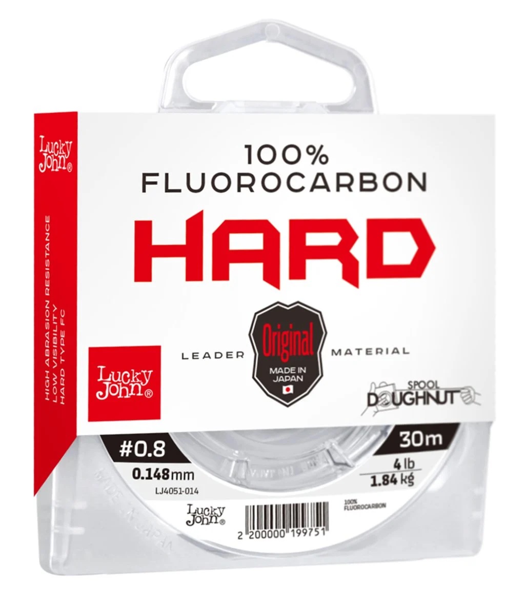 Lucky John Hard 30m Fluorocarbon Şeffaf Misina