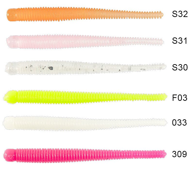 Lucky John Salt Worm 5.1cm 12 Adet Lrf Silikon Yem