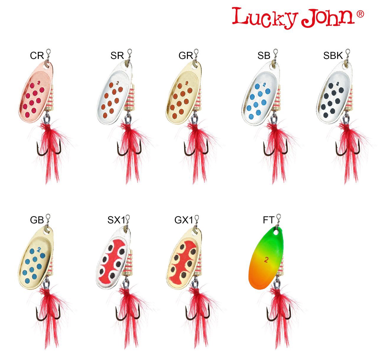 Lucky John Spin X Round 3.5gr No 1 Döner Kaşık