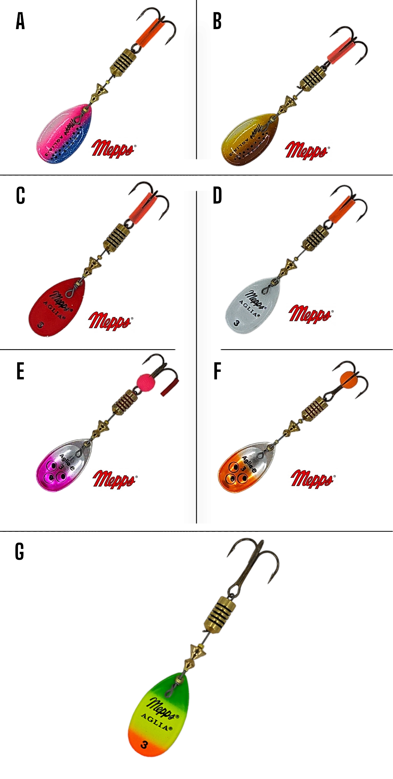 Mepps Aglia 3 7gr Döner Olta Kaşığı
