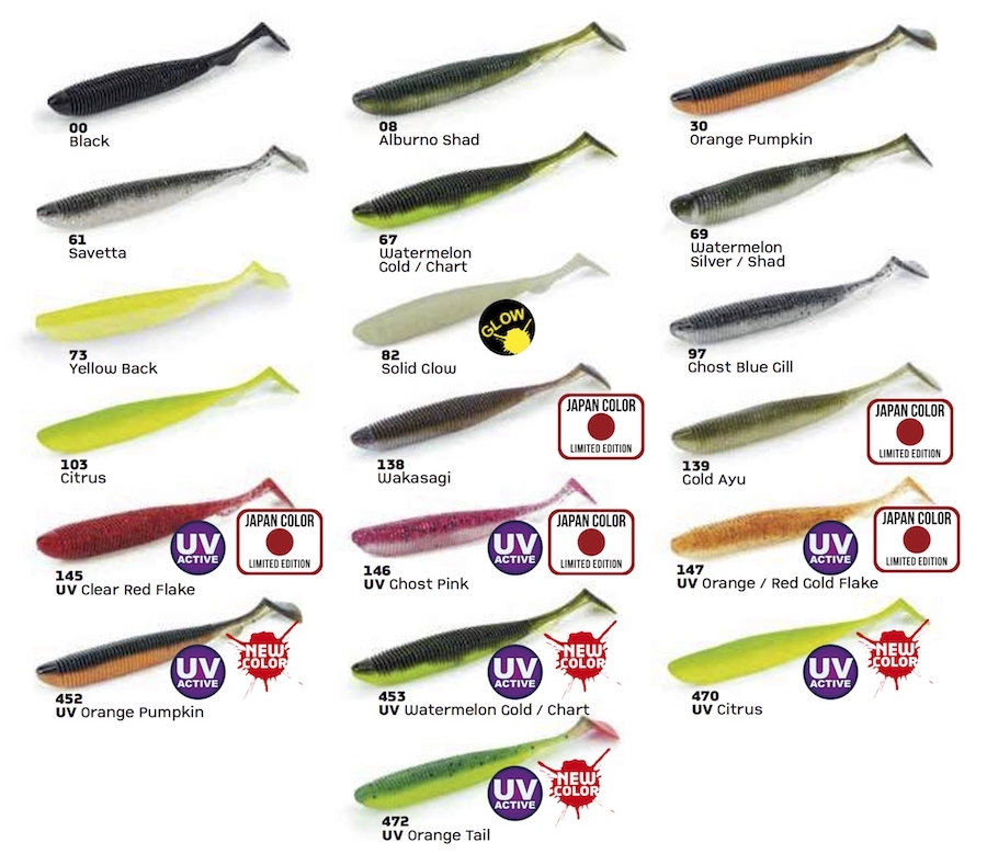 Molix RA Shad 3.8 9.65 cm 6 Adet Silikon Sahte Yem