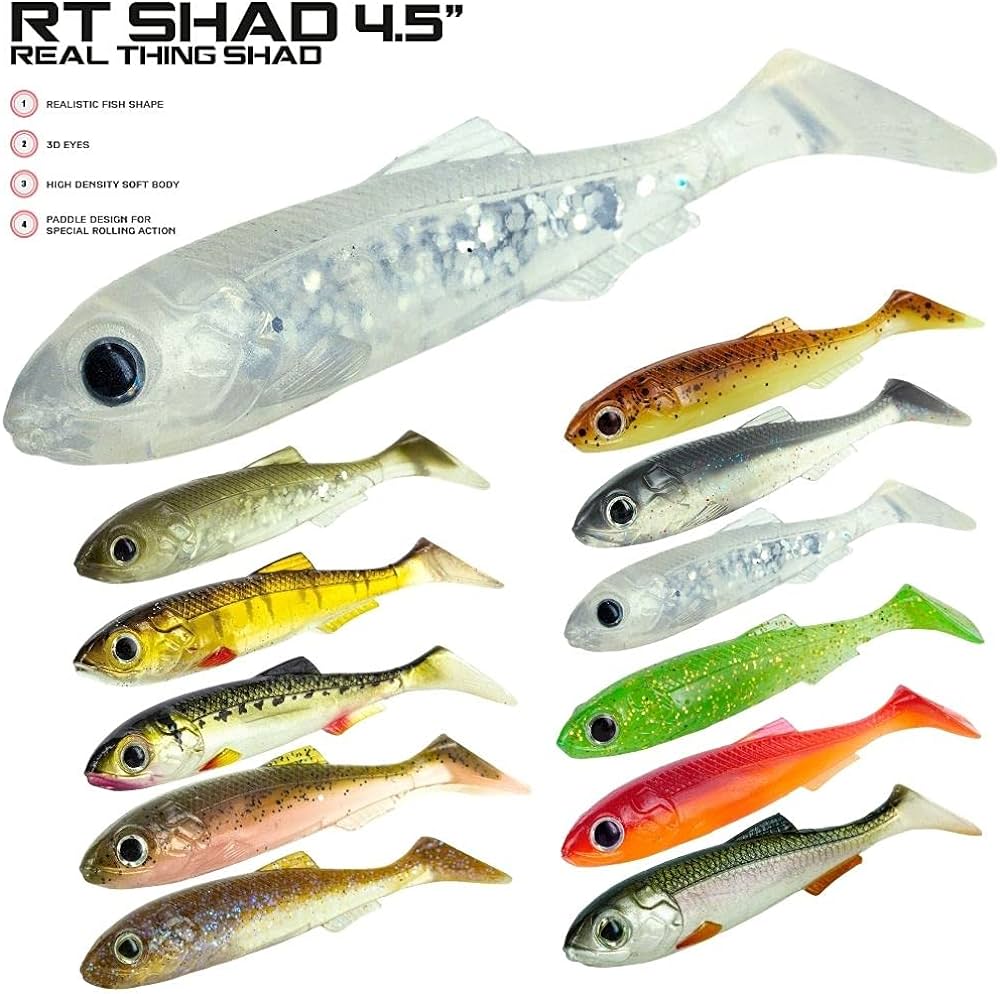 Molix Real Thing Shad 4.5 4 lü Paket Silikon Yem
