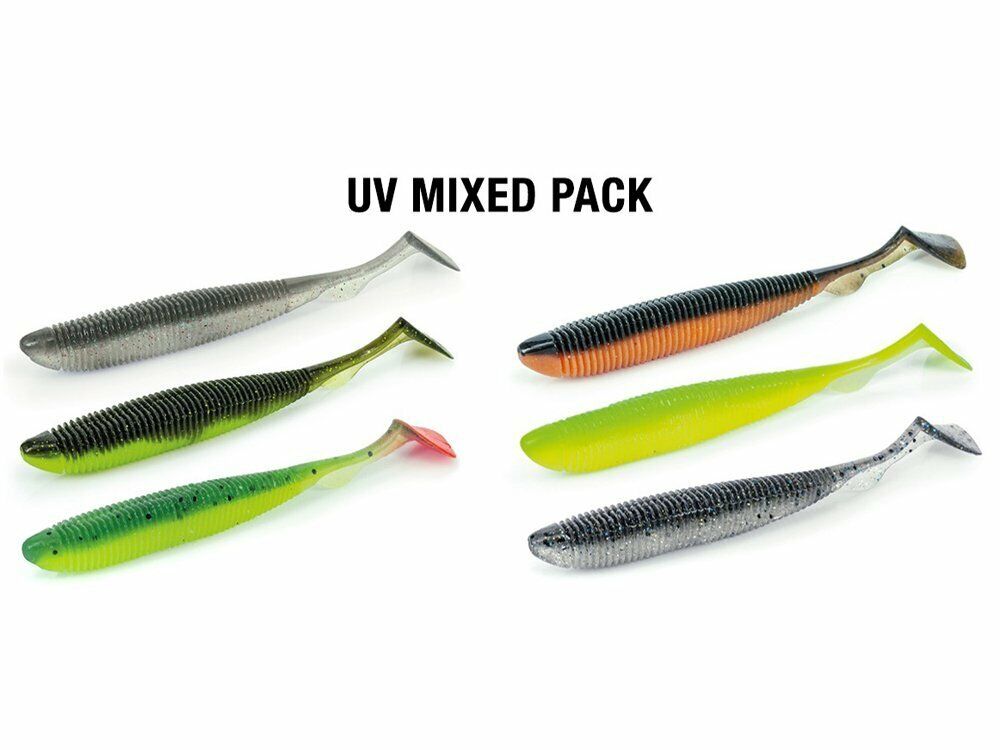Molix Scented Soft Bait Lure RA SHAD 3.5 Mixed Pack MP2 Silikon Yem