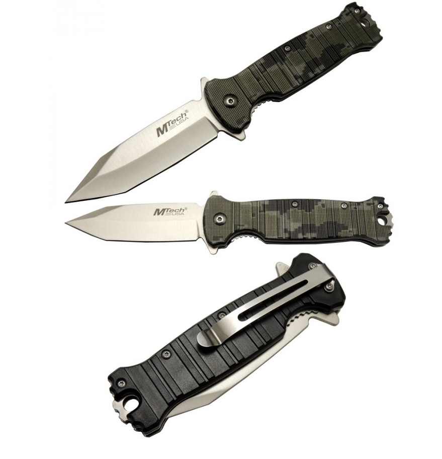 Mtech 4-8-1 21.5 CM Taşıma Klipsli Kilitli Nano Çakı