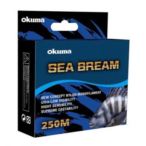 Okuma Sea Bream Nylon Clear Color 250m Misina